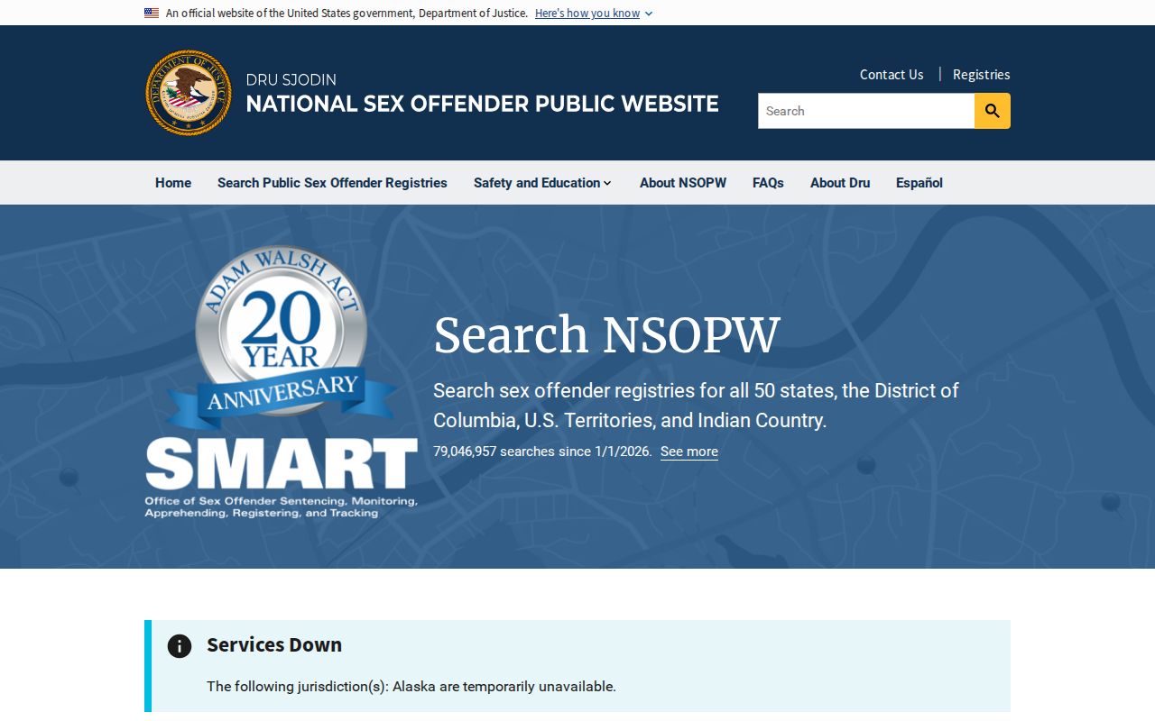 National cross-state sex offender search for Poinsett County users
